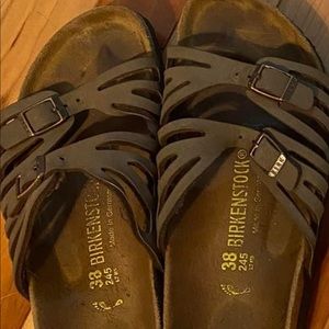 Size 38 or 7.5-8 perfect condition granada birks.